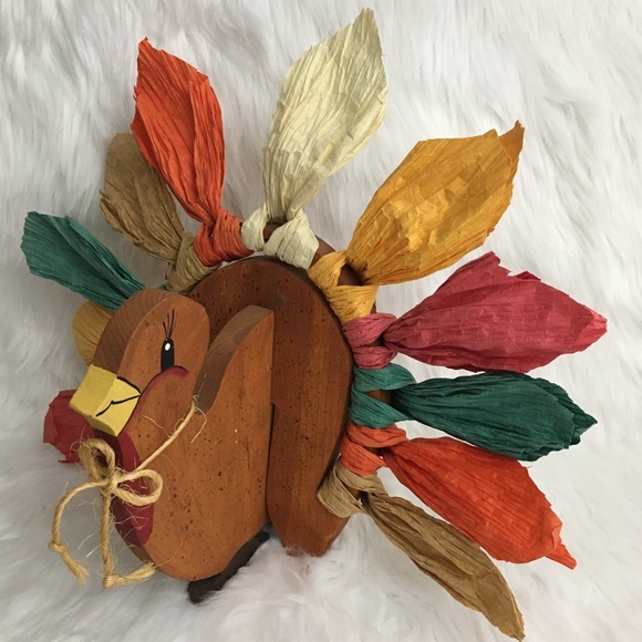 Handcrafted Wood Turkey - Picture 2 of 8